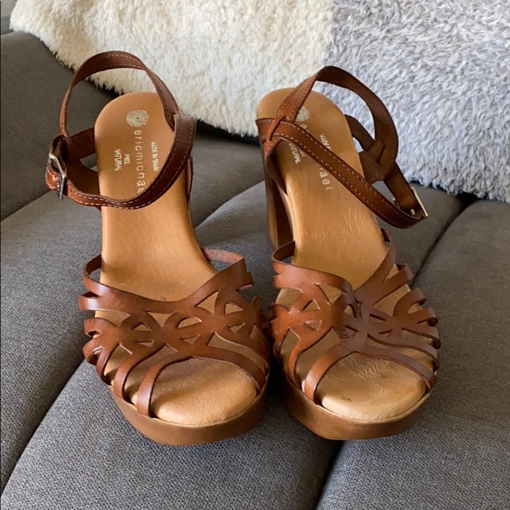 Eric Michael tan sandals